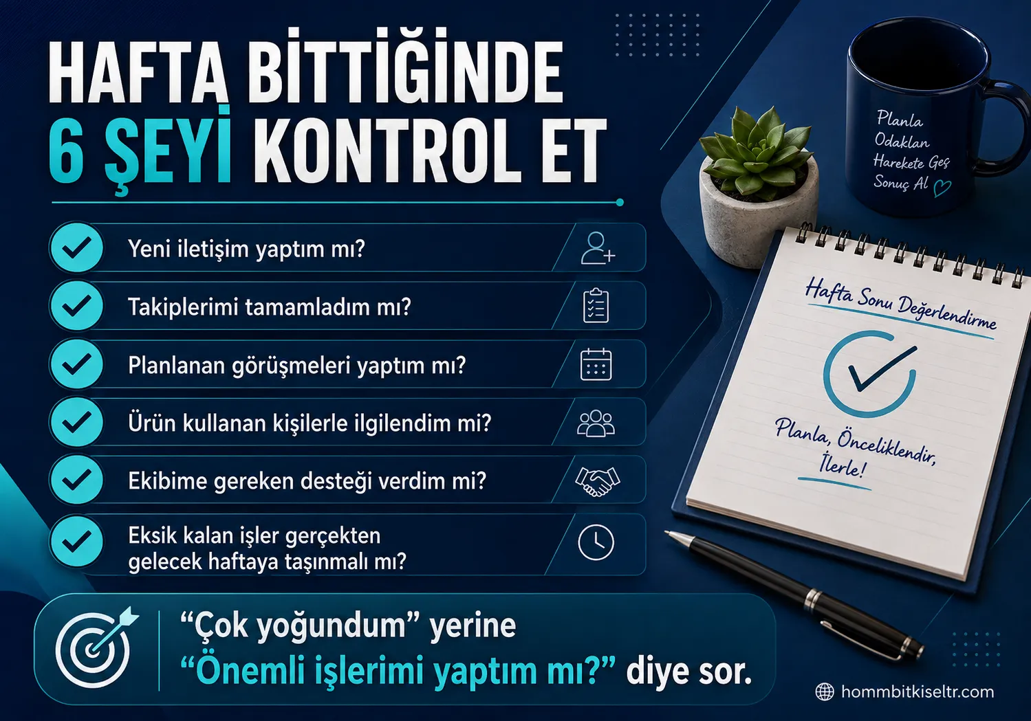 Homm Bitkisel Örnek Haftalık Plan