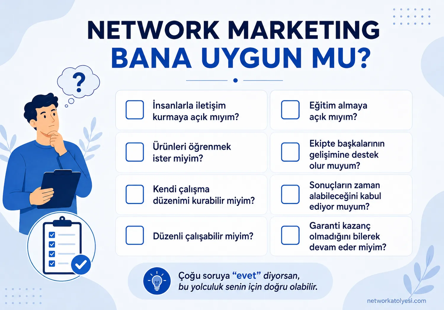 Network Marketing Bana Uygun mu?