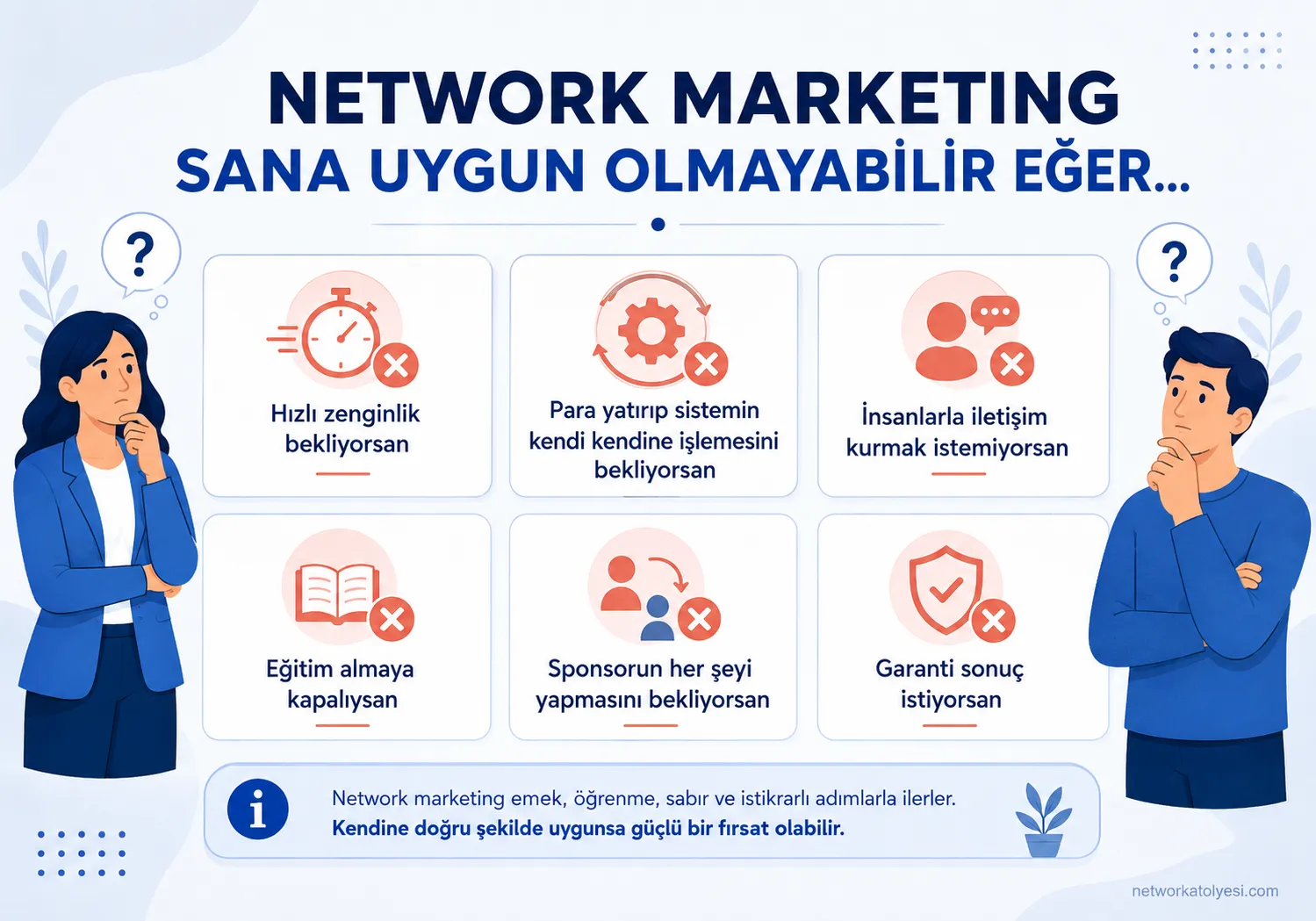 Network Marketing Kimler İçin Uygun Değildir?