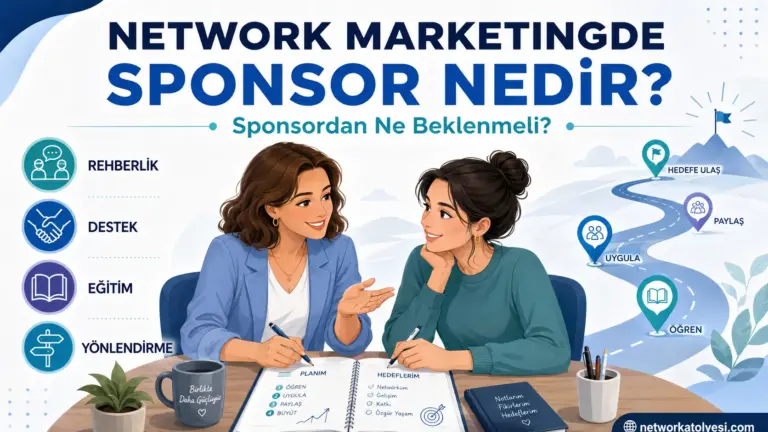 Network Marketingde Sponsor Nedir? Sponsordan Ne Beklenmeli?
