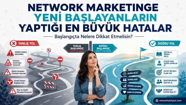 Network Marketinge Yeni Başlayanların Yaptığı Hatalar Nelerdir